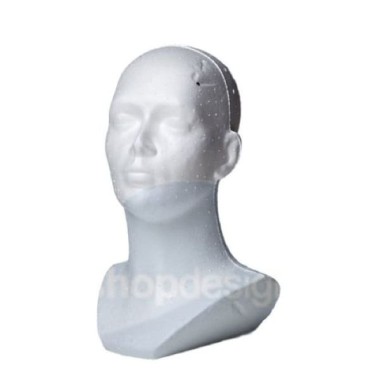 Głowa unisex styropian