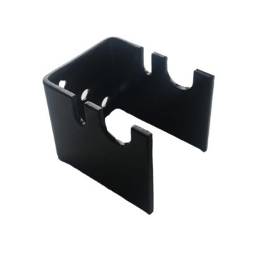 Uchwyt krata-ściana czarny